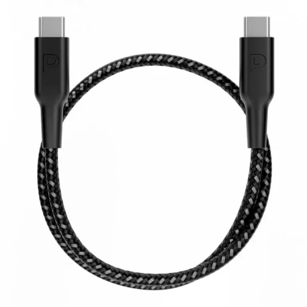 Powerology Braided USB-C To USB-C Data & Fast Charge