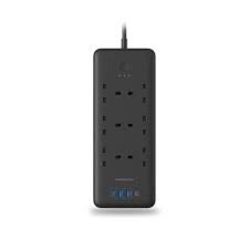 Powerology Power Strip Multi-Port 48W 6 AC