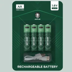 Green Lion Rechargeable Battery AA 1.6V