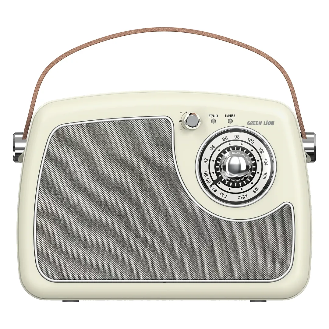 Green Lion Retro Radio Speaker(FM Radio)